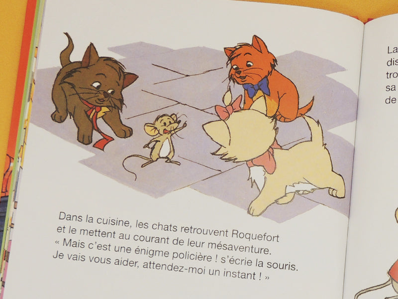 Les Aristochats - Disney Club Du Livre - L'Affaire Du Collier - Livre Enfant