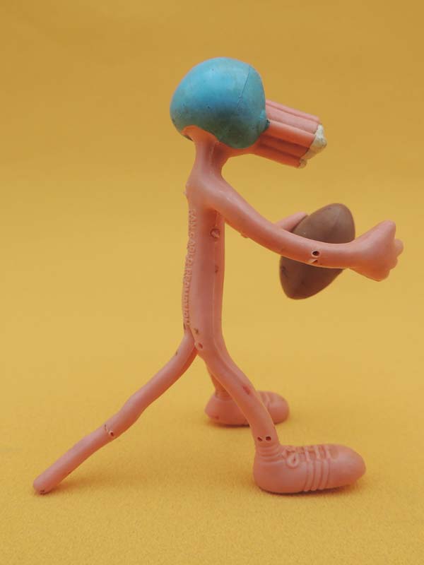 La Panthère Rose - Joueur de Football Américain - Figurine Fil de Fer Vintage 70's 80's