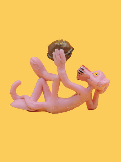 La Panthère Rose - Mega Sandwich - Figurine Fil de Fer Vintage 70's 80's