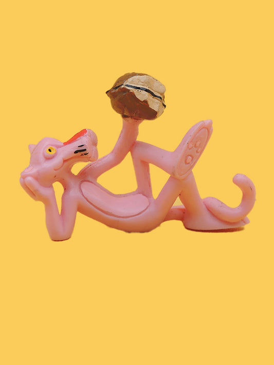 La Panthère Rose - Mega Sandwich - Figurine Fil de Fer Vintage 70's 80's