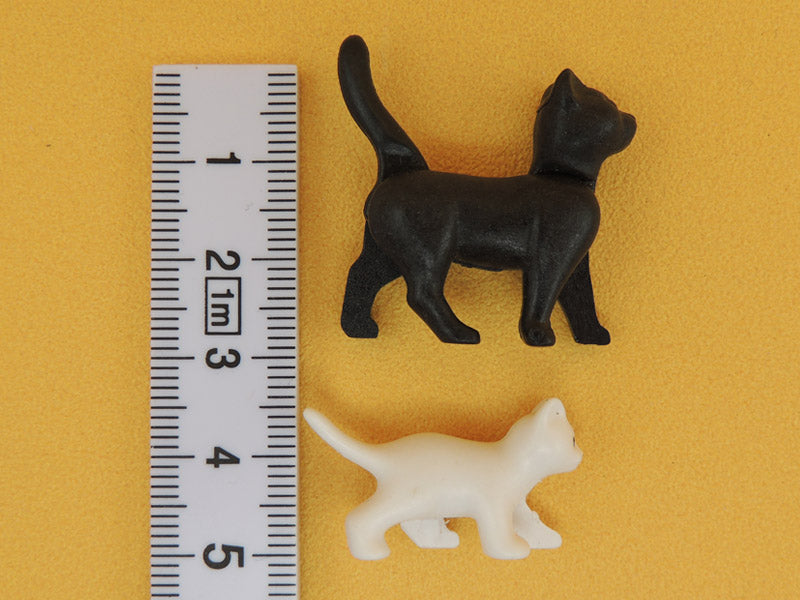 Maman Chat & Chaton Blanc - Jouets Figurines Animaux Playmobil