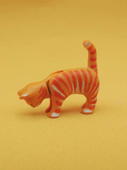 Maman Chat & Chatons Roux - Jouets Figurines Animaux Playmobil