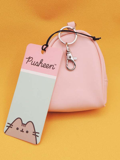 Pusheen - Porte Monnaie Chat Rose - Simili Cuir