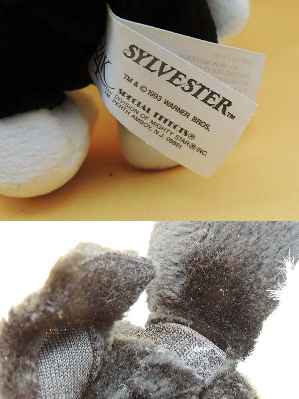 Sylvestre Le Chat - Peluche Vintage 1993 - 35cm Looney Tunes