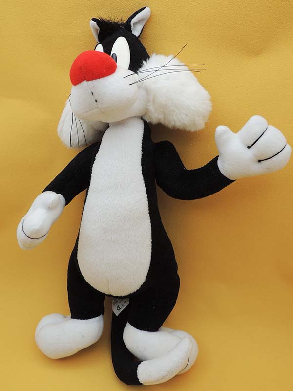 Sylvestre Le Chat - Peluche Vintage 1994 - 37cm Looney Tunes