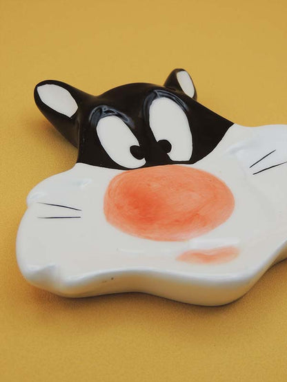 Sylvestre Le Chat - Petite Soucoupe Tête de Chat - Vintage 2000's StarLine
