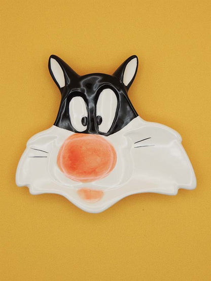 Sylvestre Le Chat - Petite Soucoupe Tête de Chat - Vintage 2000's StarLine