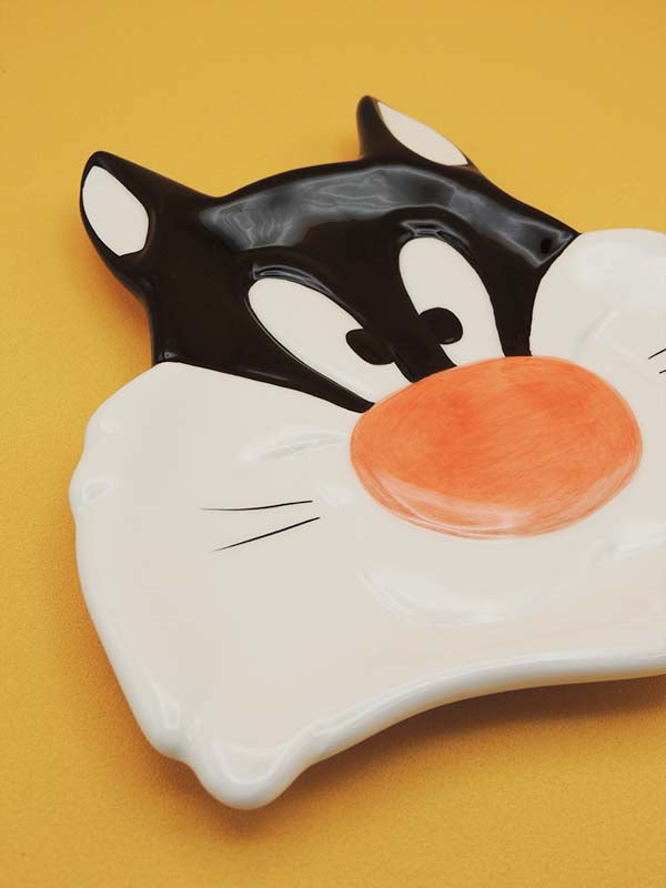 Sylvestre Le Chat - Assiette Tête de Chat - Vintage 2000's StarLine