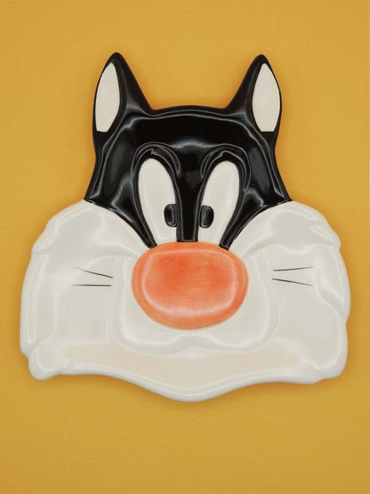 Sylvestre Le Chat - Assiette Tête de Chat - Vintage 2000's StarLine