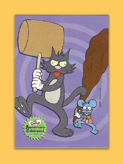 The Simpsons - Itchy & Scratchy N°36 - Anniversary Celebration Inkworks Trading Cards 2000