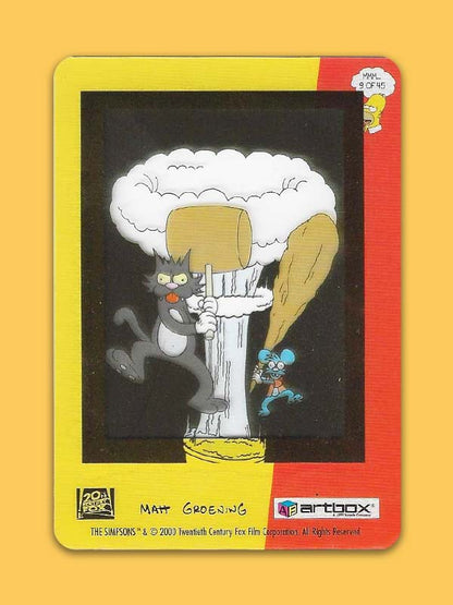 The Simpsons - Itchy & Scratchy N°9 - FilmCardz Series Artbox 2000