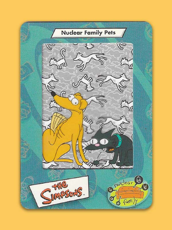 The Simpsons - Nuclear Family Pets N°44 - FilmCardz Series Artbox 2000