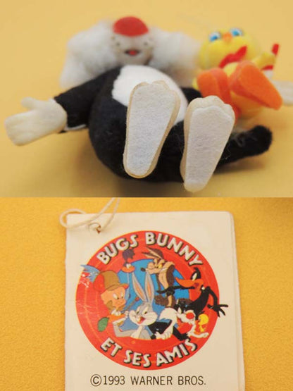 Titi & Grosminet - Duo Mini Figurines Vintage 1993 - 11cm Looney Tunes
