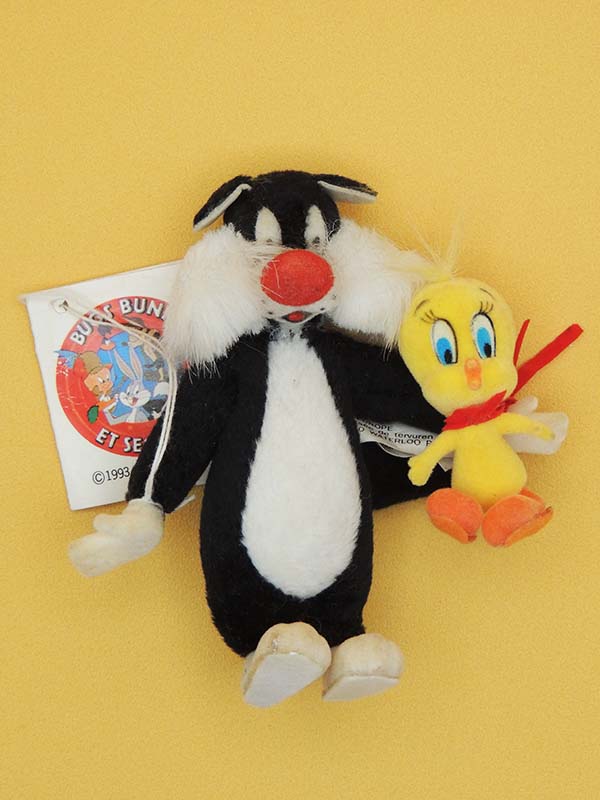 Titi & Grosminet - Duo Mini Figurines Vintage 1993 - 11cm Looney Tunes