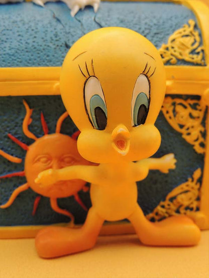 Titi & Grosminet - Tirelire Céramique Vintage 1999 Looney Tunes