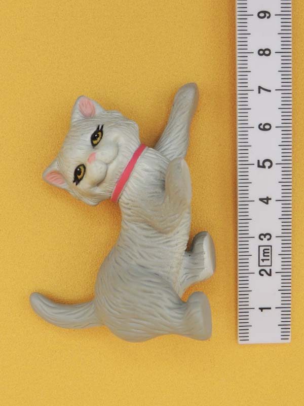 Barbie - Figurine Chat Gris Barbie Vétérinaire - Mattel Vintage 2004