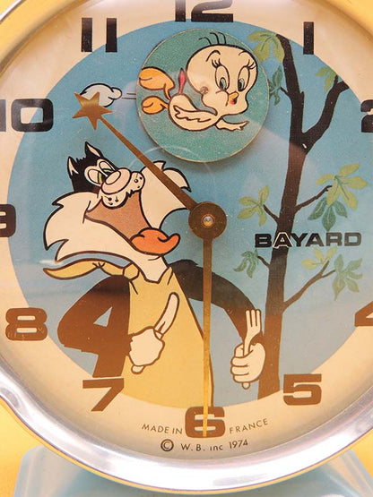 Titi & Grosminet - Réveil BAYARD Vintage 1974 - Looney Tunes