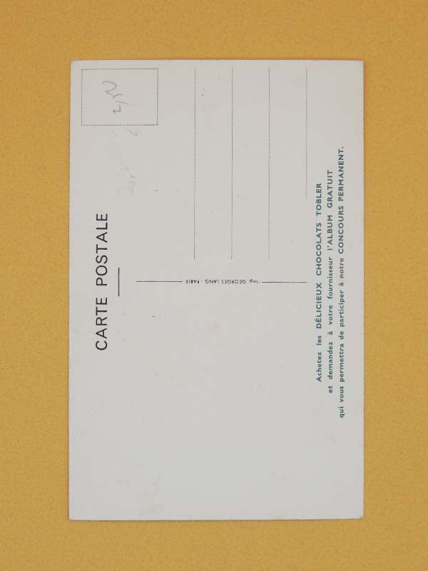 Chat Botté - Carte Postale Vintage Walt Disney - Chocolats Tobler