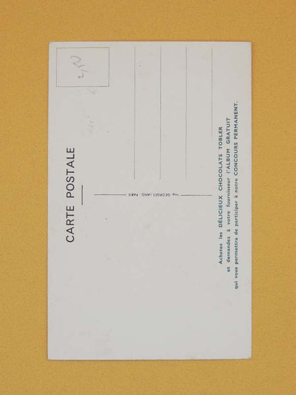 Chat Botté - Carte Postale Vintage Walt Disney - Chocolats Tobler
