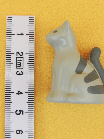 Chat Gris Rayé - Figurine Chat Playmobil 1.2.3. - Réf 60 64 1600
