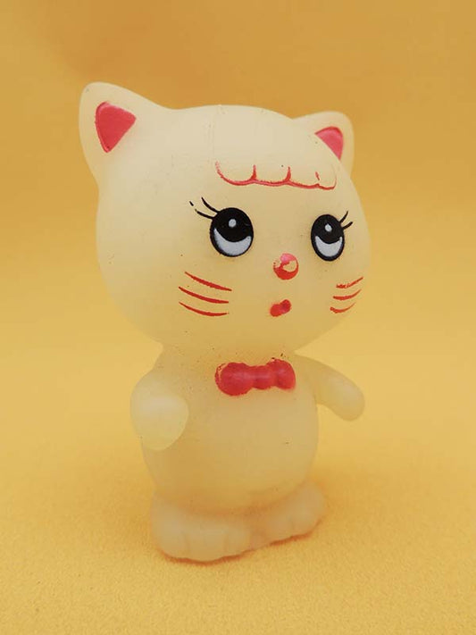 Glow Friends - Figurine Chat Phosphorescente 8cm - Bootleg Vintage 1980's