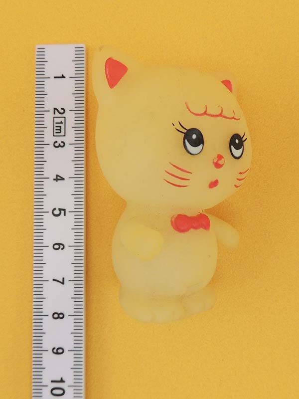 Glow Friends - Figurine Chat Phosphorescente 8cm - Bootleg Vintage 1980's