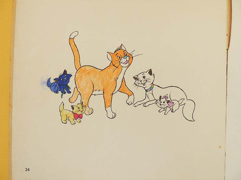 Les Aristochats - Vinyl Livre-Disque 24 pages - Disney 1970