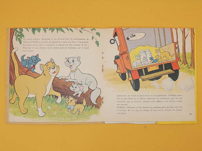 Les Aristochats - Vinyl Livre-Disque 24 pages - Disney 1970