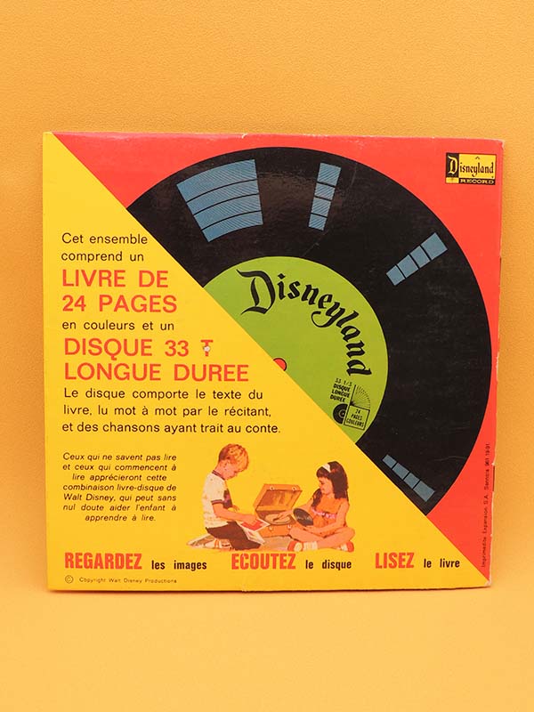 Les Aristochats - Vinyl Livre-Disque 24 pages - Disney 1970