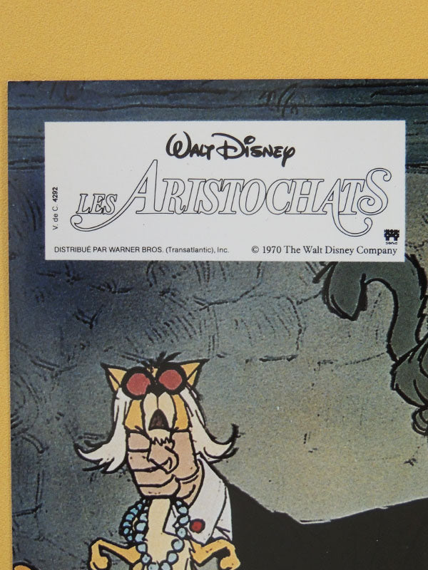Les Aristochats - N°01 - Photo d'Exploitation Vintage 1970