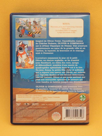 Oliver & Compagnie - Walt Disney - DVD Film Animation 2021