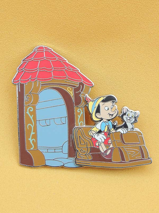 Pinocchio & Figaro N°3 - Pin's Disneyland Paris