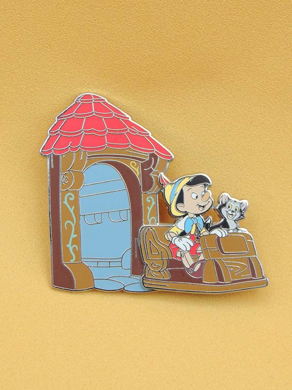 Pinocchio & Figaro N°3 - Pin's Disneyland Paris