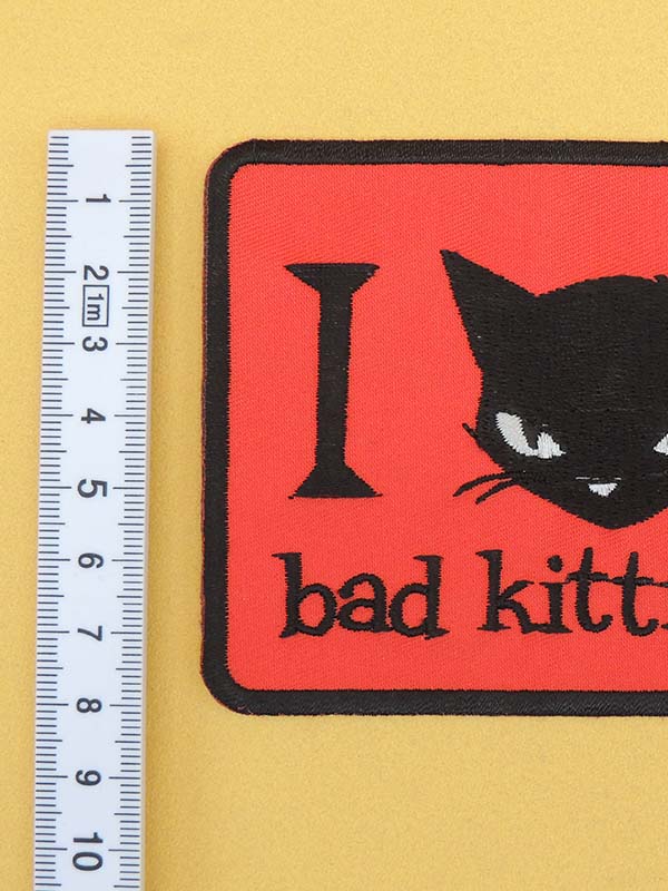 Emily The Strange - I Love Bad Kitties - Patch Brodé Vintage 2005
