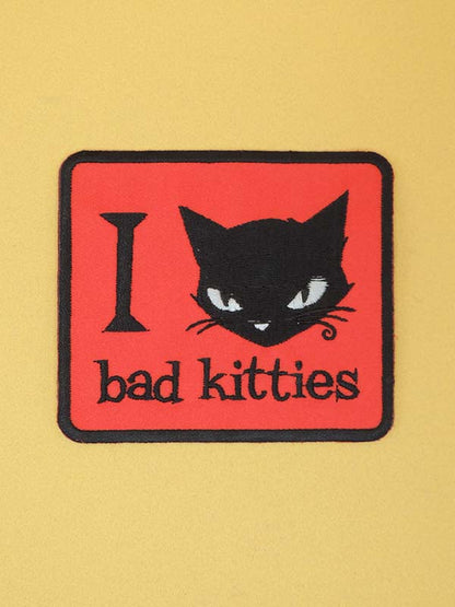 Emily The Strange - I Love Bad Kitties - Patch Brodé Vintage 2005