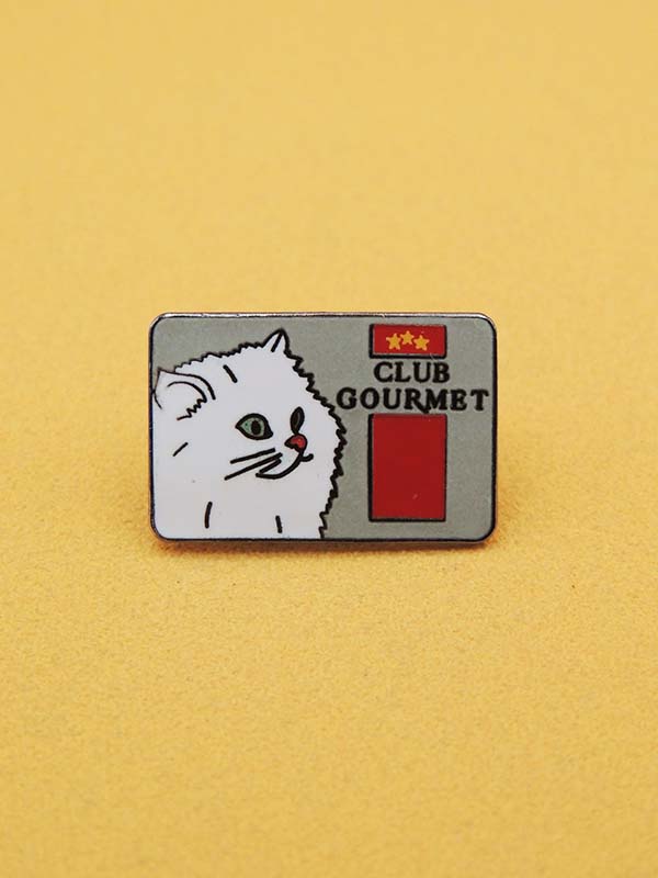 Club Gourmet Chat - Pin's Vintage Publicitaire
