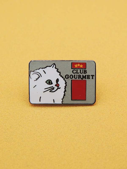 Club Gourmet Chat - Pin's Vintage Publicitaire