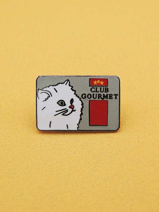 Club Gourmet Chat - Pin's Vintage Publicitaire