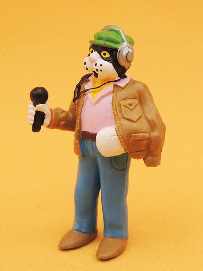 TÉLÉCHAT GROUCHAT FR3 Récré A2 - Figurine Vintage 1983 PVC SCHLEICH