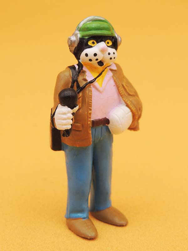 TÉLÉCHAT GROUCHAT FR3 Récré A2 - Figurine Vintage 1983 PVC SCHLEICH