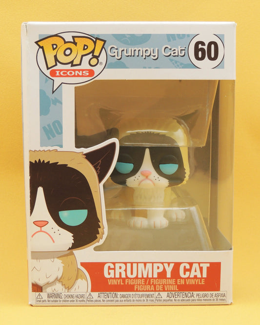 Grumpy Cat - Funko Pop -  Icons n°60 Figurine Vinyle Le Chat Délire
