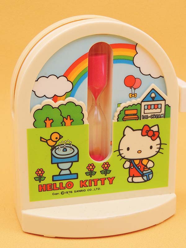Hello Kitty - Sablier Rose Vintage 1976 - Sanrio Officiel
