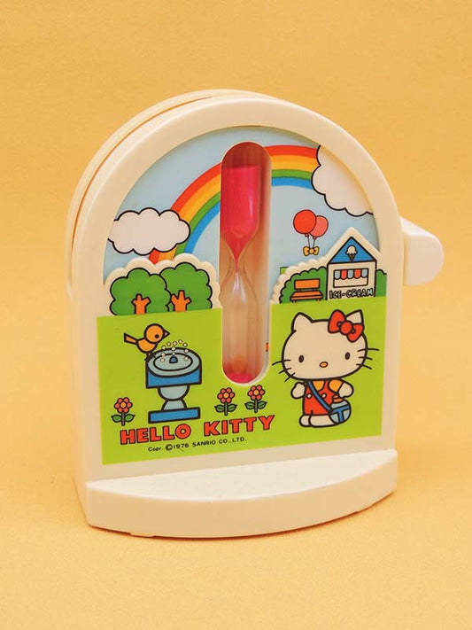 Hello Kitty - Sablier Rose Vintage 1976 - Sanrio Officiel