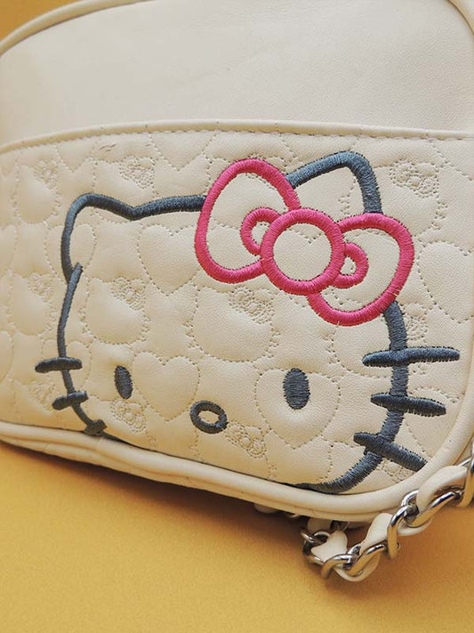 Hello Kitty - Sac A Main Matelassé - Vintage Sanrio 2001
