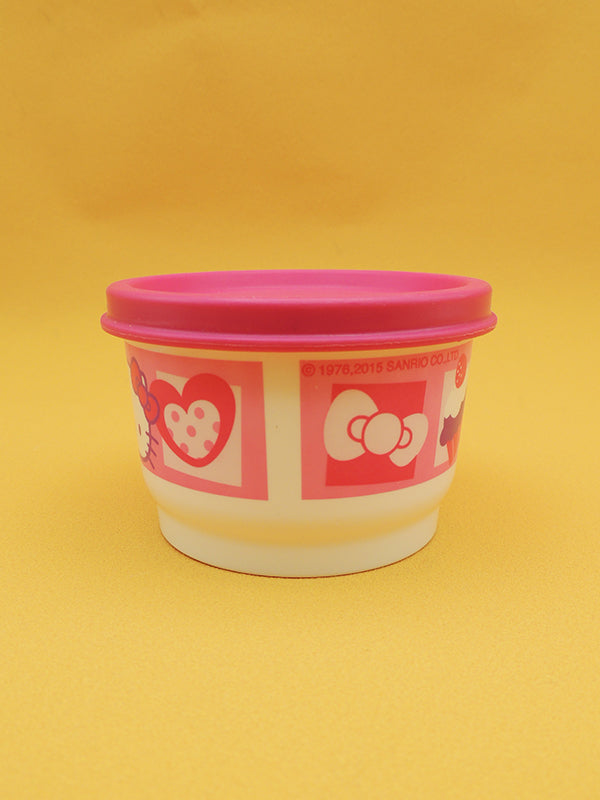 Hello Kitty - Tupperware Petit Pot - Boite de Conservation Vintage 2005