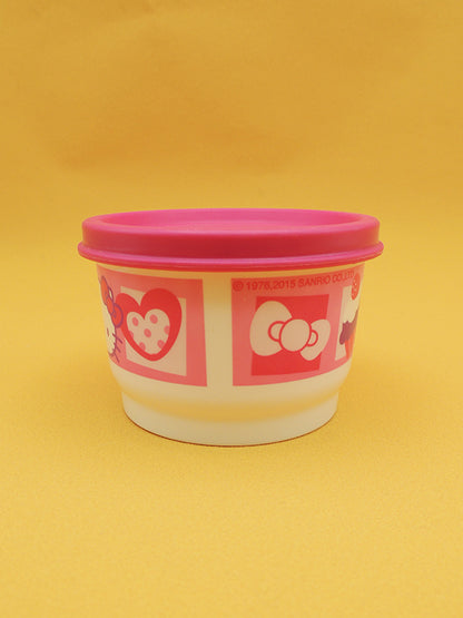 Hello Kitty - Tupperware Petit Pot - Boite de Conservation Vintage 2005