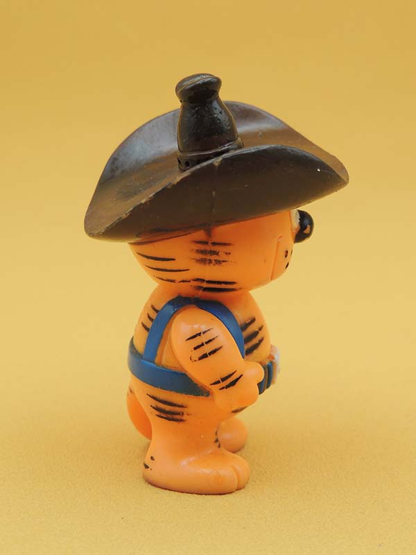 Isidore Le Chat Cowboy - Figurine Les Entrechats - Vintage Bandai 1985 (6,5cm)