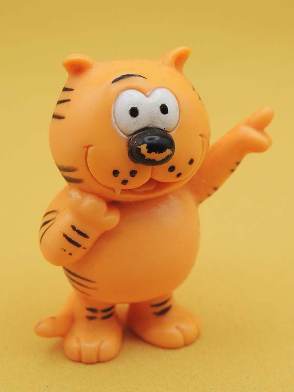 Isidore Le Chat - Figurine Les Entrechats - Vintage Bandai 1985 (6,5cm)