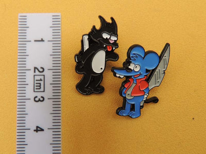 Itchy & Scratchy Duel - Pin's The Simpsons