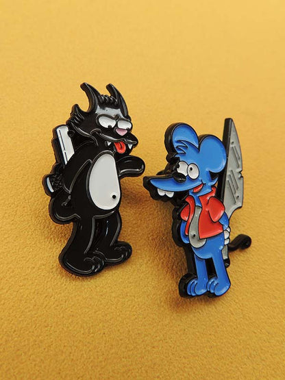 Itchy & Scratchy Duel - Pin's The Simpsons